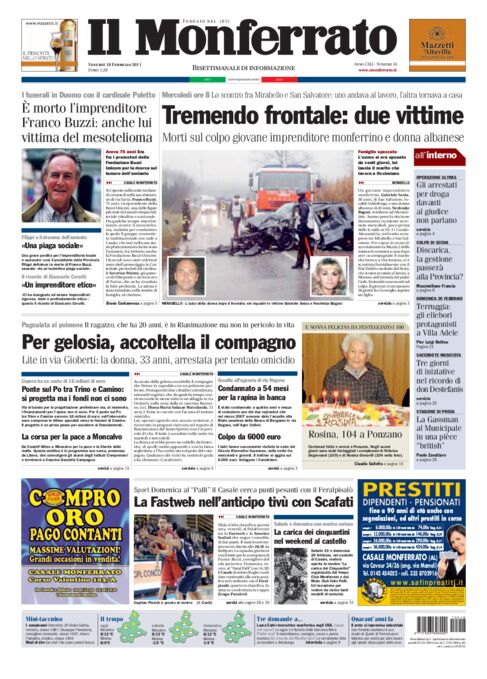 Il Monferrato - Edizione 14 del 18/02/2011